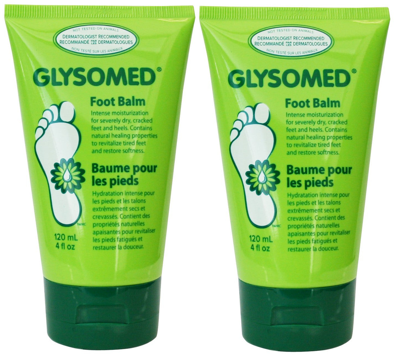 Glysomed Foot Balm, 120ml/4.1 fl. oz., (2pk) {Imported from Canada}