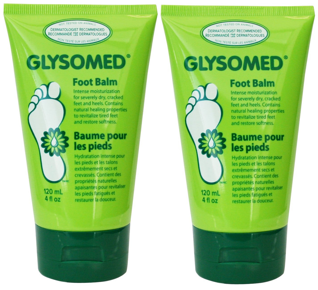 Glysomed Foot Balm, 120ml/4.1 fl. oz., (2pk) {Imported from Canada}