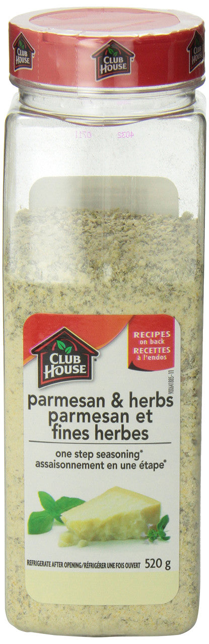 Club House Natural Herbs & Spices One Step Seasoning Parmesan & Herbs 520g