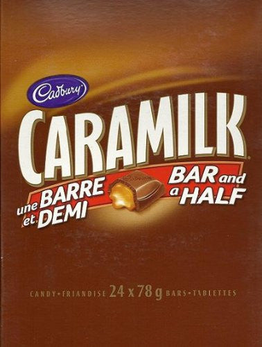 Cadbury Caramilk Bar and a Half Size-24x78g bars/box, {Imported from Canada}