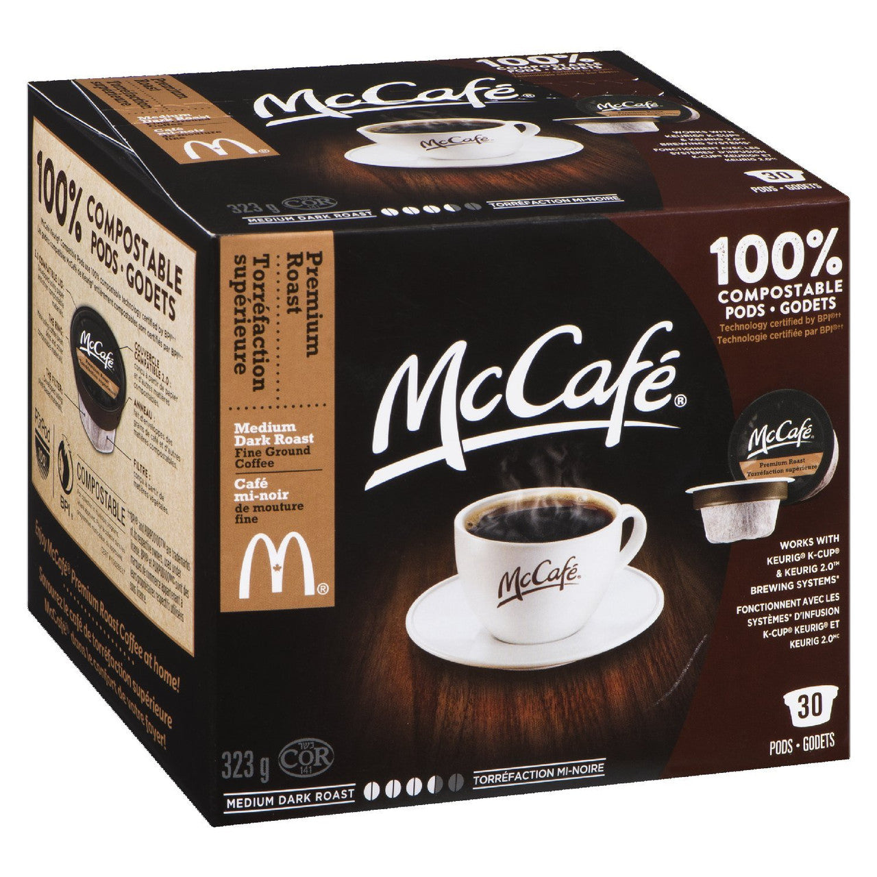 McCafe Premium Roast Coffee Pods, 323g, 30 Count {Imported from Canada}