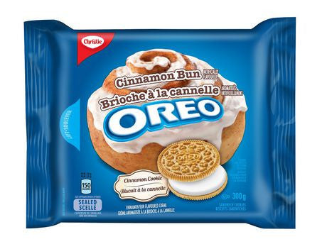 Christie, Oreo, Cinnamon Bun Cookies, 303g/10.7oz., 6 Pack, {Imported from Canada}
