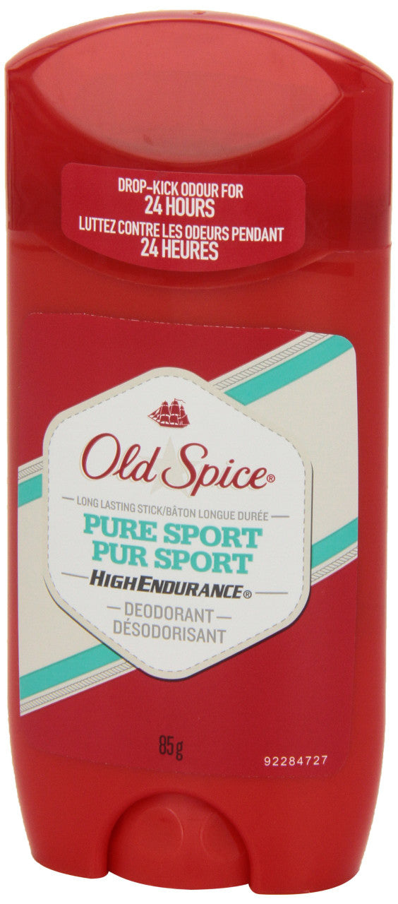 Old Spice High Endurance Deodorant, Pure Sport, 85g,{Imported from Canada}