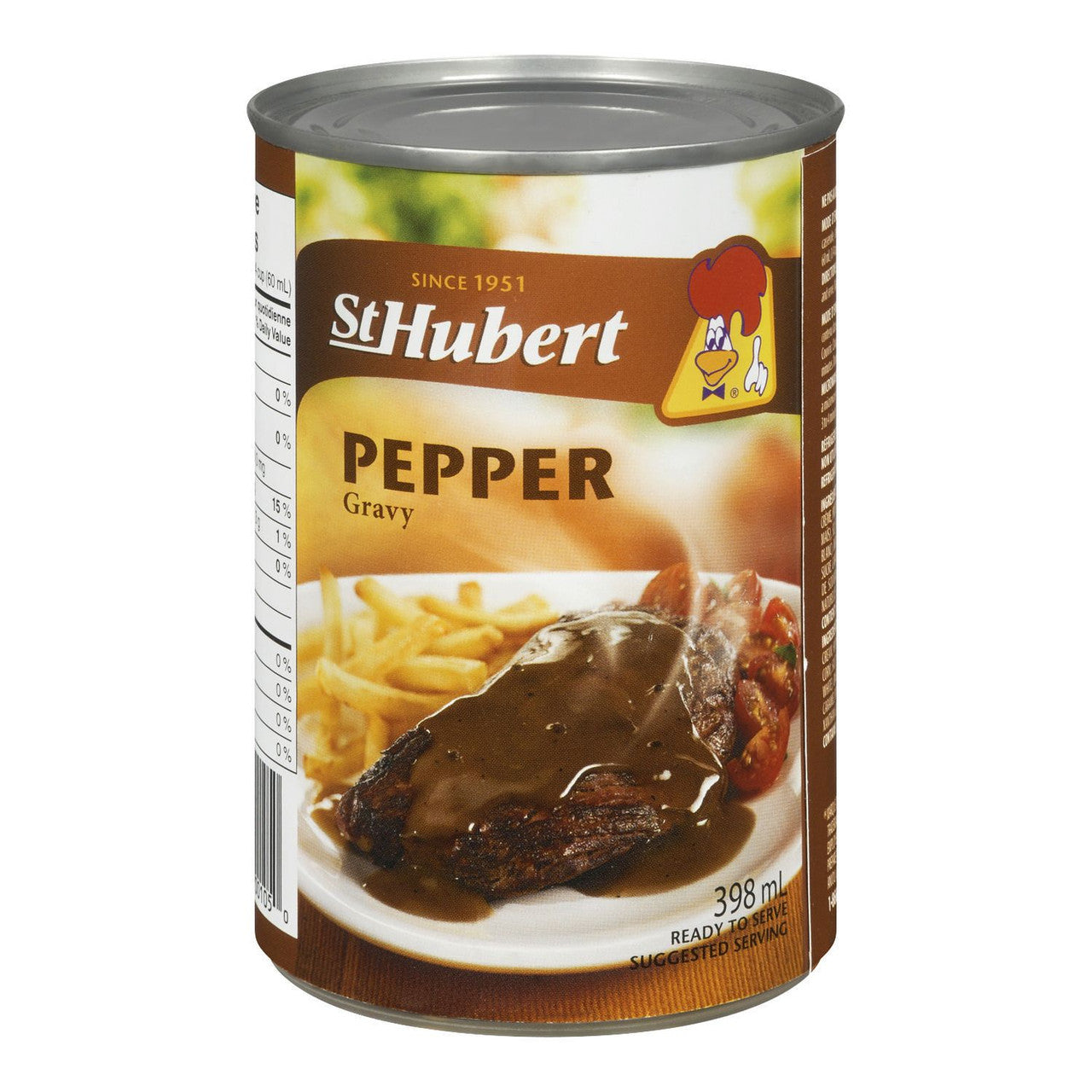 St. Hubert Pepper Gravy 398ml/13.5oz Can, (Imported from Canada)