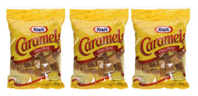 Kraft Original Caramels - 3 Pack, Net Weight 807g/28.5 oz., {Imported from Canada}