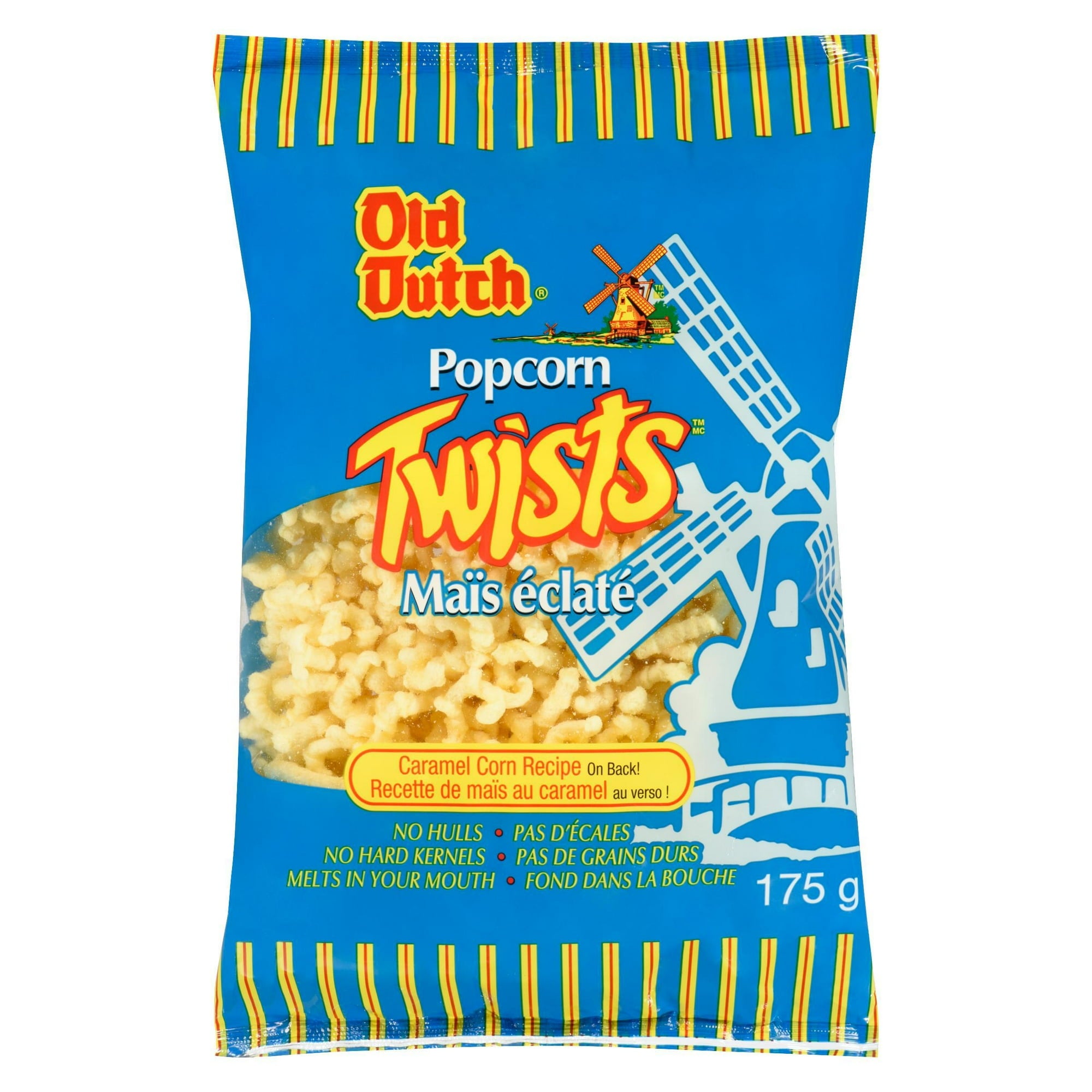 Old Dutch Popcorn Twists Puff Corn Snack 175g/6.2 oz