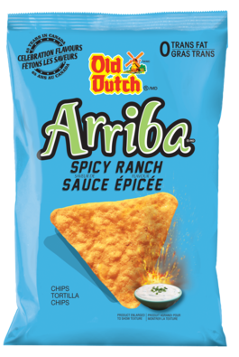 Old Dutch Arriba Spicy Ranch 245g/8.6 oz. {Imported from Canada}