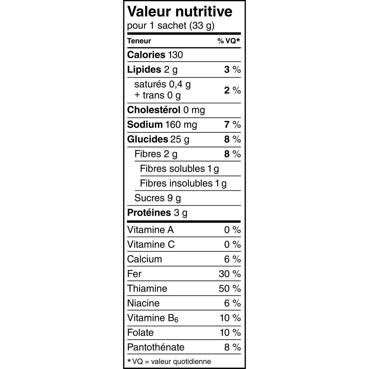 Quaker Peaches & Cream Flavor Instant Oatmeal, 8 packets, 264g/9.2 oz. Box (Imported from Canada)