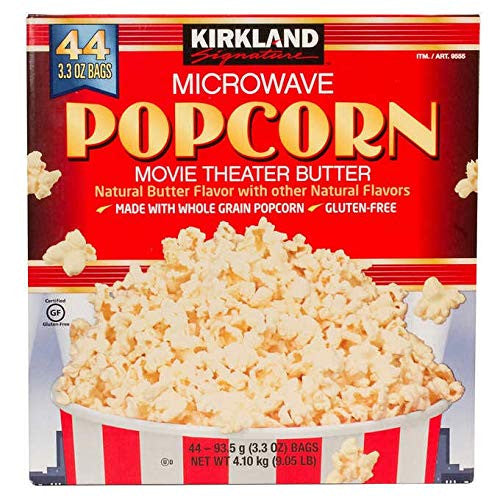 Kirkland Signature Microwave Popcorn, 93g/3.3 oz, 44ct {Imported from Canada}