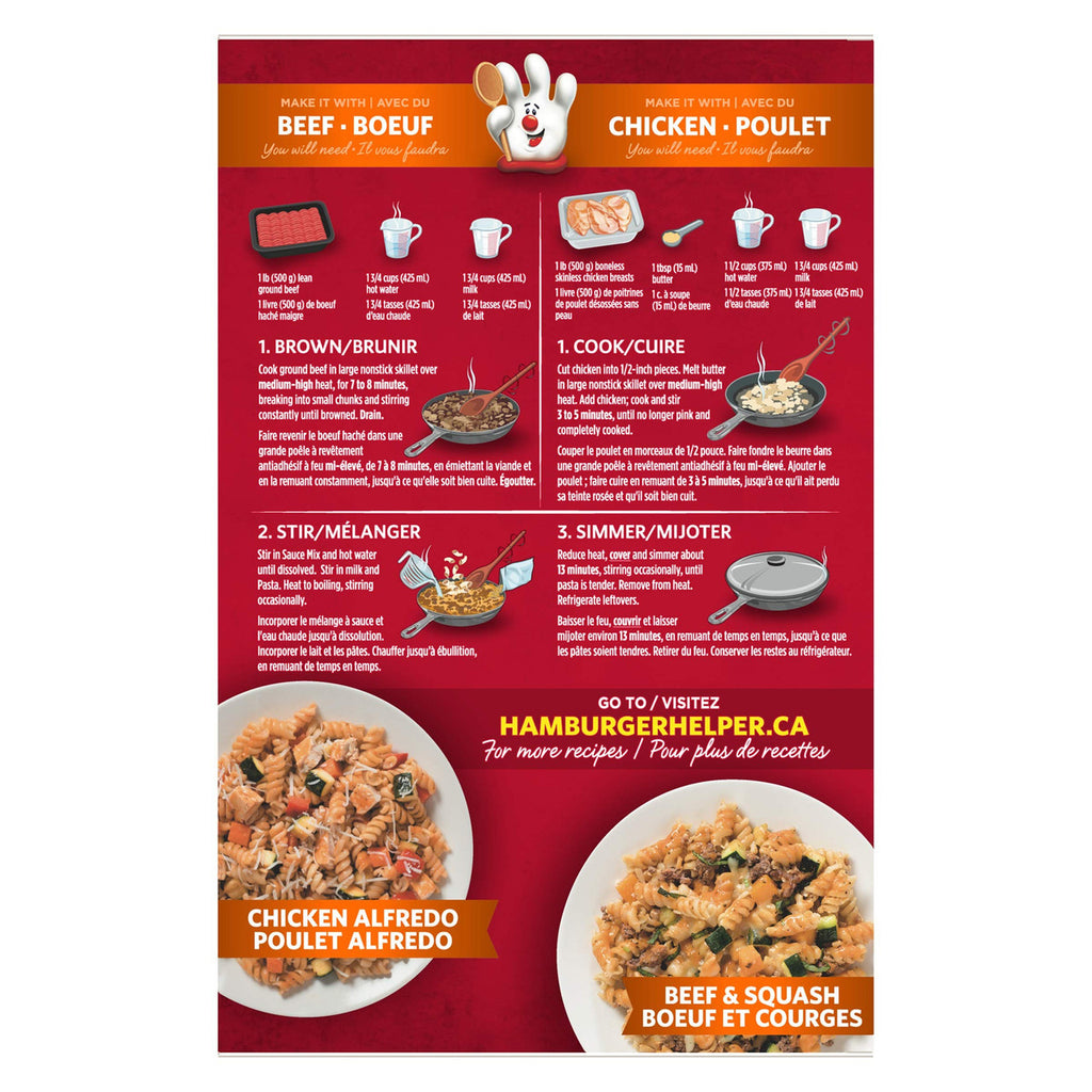 Hamburger Helper Cheesy Italian Dinner, 198g/7 oz., {Imported from Canada}