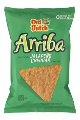 Old Dutch Tortilla Chips Jalapeno & Cheddar 245g 8.64oz{Imported from Canada}