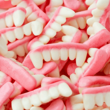 Huer Gummy Teeth Fangs Candy, 1kg/2.2lbs., {Imported from Canada}