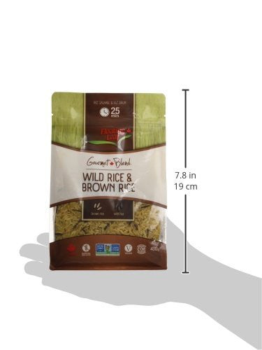 Floating Leaf Wild Rice & Brown Rice, 400g/14.10oz {Imported from Canada}