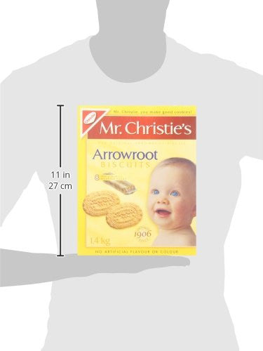 Mr. Christie's Arrowroot Biscuits, 1.40-Kilogram {Imported from Canada}