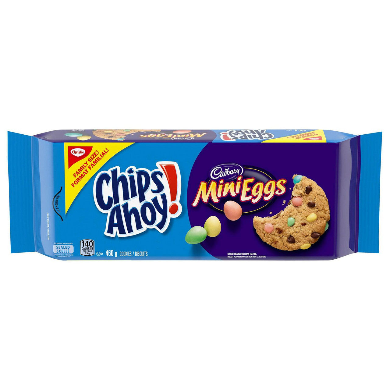 Chips Ahoy! Cadbury Mini Eggs Chocolate Chip Cookies, 460g/16.2oz., {Imported from Canada}