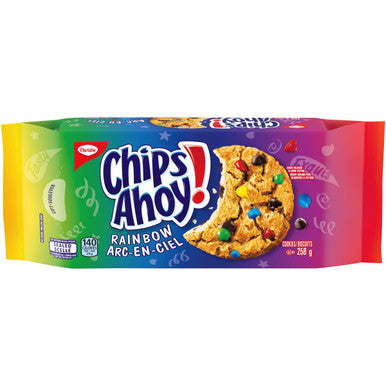 Christie Chips Ahoy Rainbow Chocolate Chip Cookies, 258g/9.1oz {Imported from Canada}