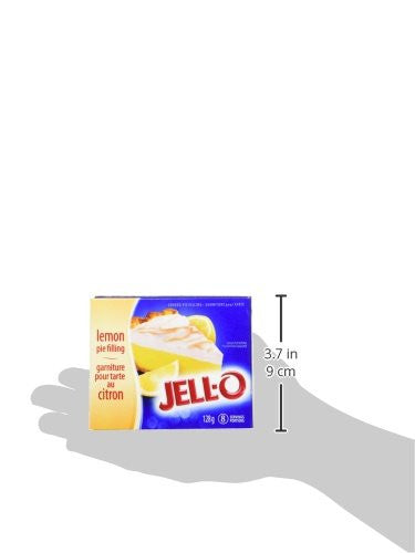 Jell-O Cooked Pudding & Pie Filling, Lemon, 128g (Pack of 24)