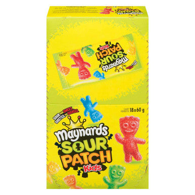 Maynard's Sour Patch Kids (18pk) 60g/2.1oz per pack) {Imported from Canada}