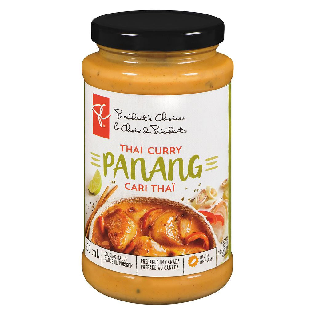 PC Panang Thai Curry Cooking Sauce 400ml/13.5 oz. {Imported from Canada}