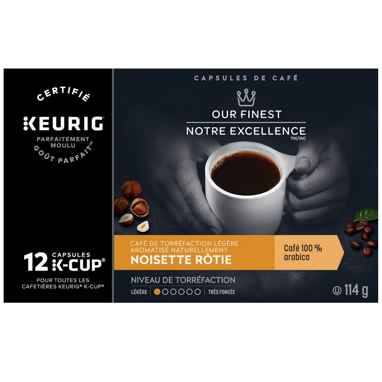 Our Finest Roasted Hazelnut Keurig K-Cup Pods, 12ct., {Imported from Canada}