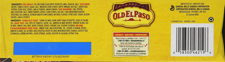 Old El Paso Stand & Stuff Tacos Dinner Kit, 10 Count, 250g/8.8 oz., {Imported from Canada}