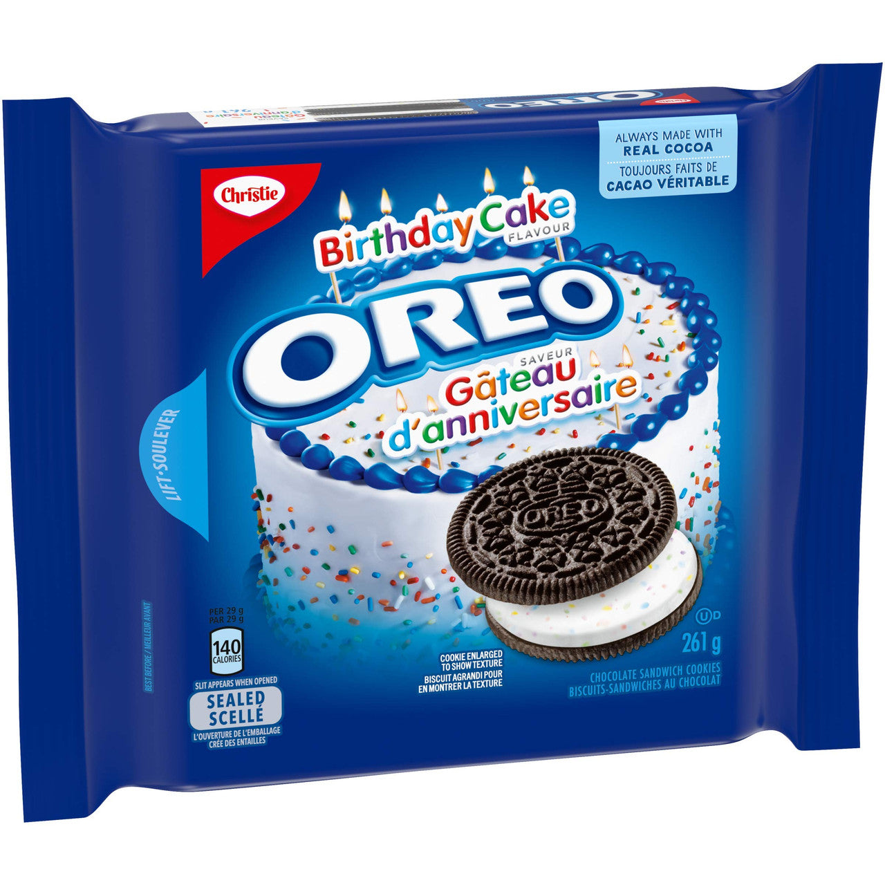 Christie, Oreo Birthday Cake Flavour Cookies, 261g/9.2 oz, Bag {Imported from Canada}