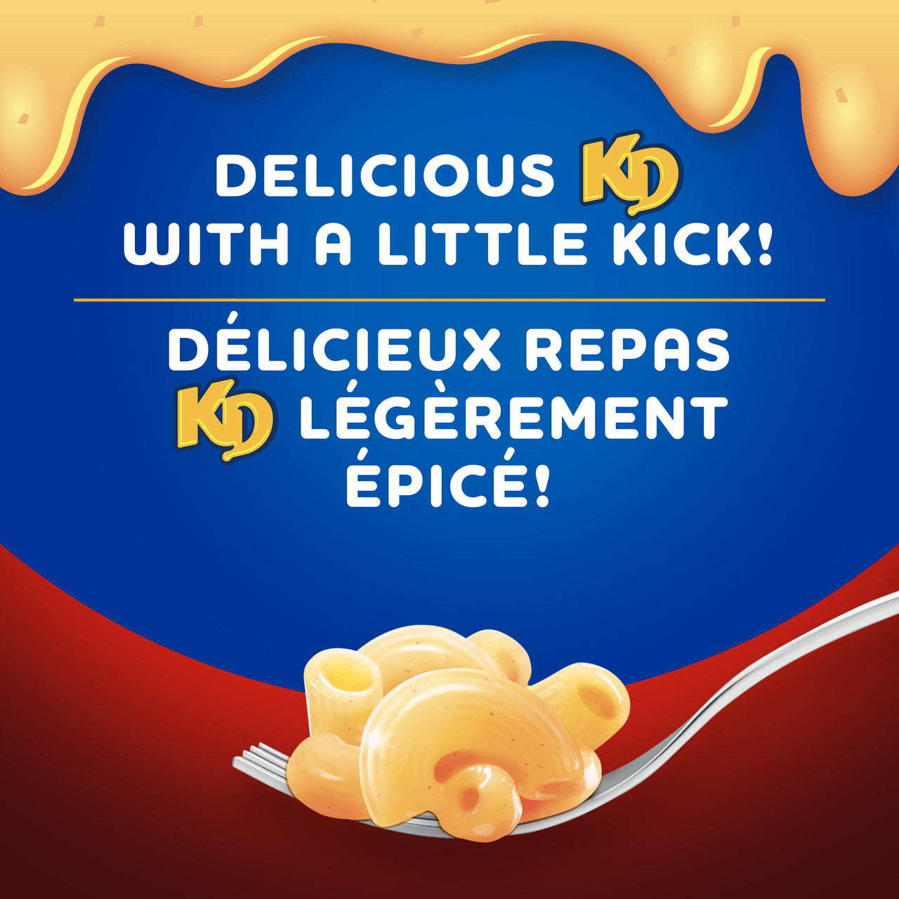 Kraft Dinner, Spicy Cheddar, Mac & Cheese,  156g/5.5oz., {Imported from Canada}