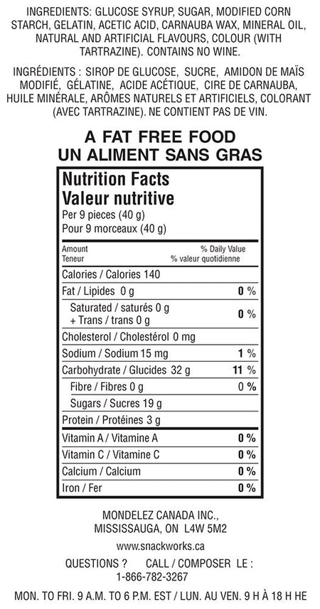 Maynards Wine Gums, 1kg/35.3 oz., {Imported from Canada}