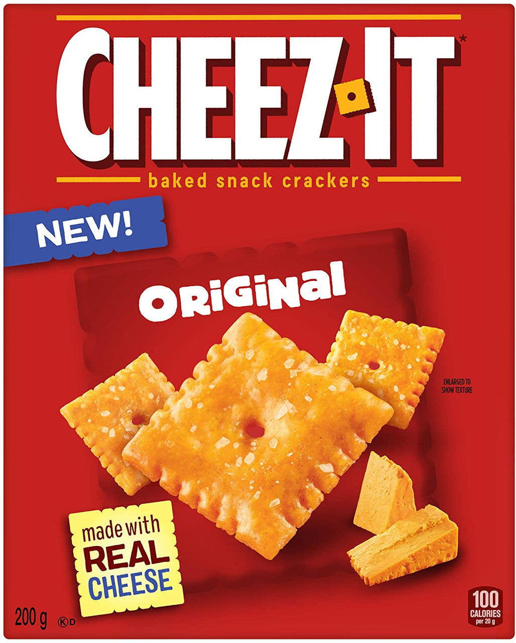 Cheez-It Original Crackers, 200g/7.1 oz, {Imported from Canada}