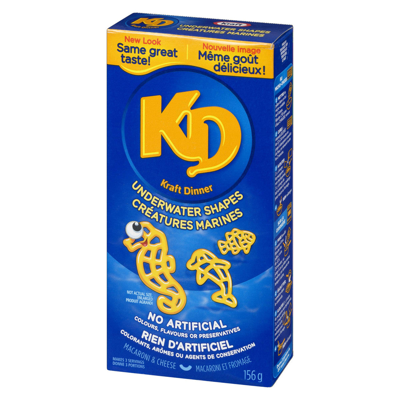 Kraft Dinner Underwater Creatures Mac & Cheese, 156g/5.5oz., (12ct) {Imported from Canada}