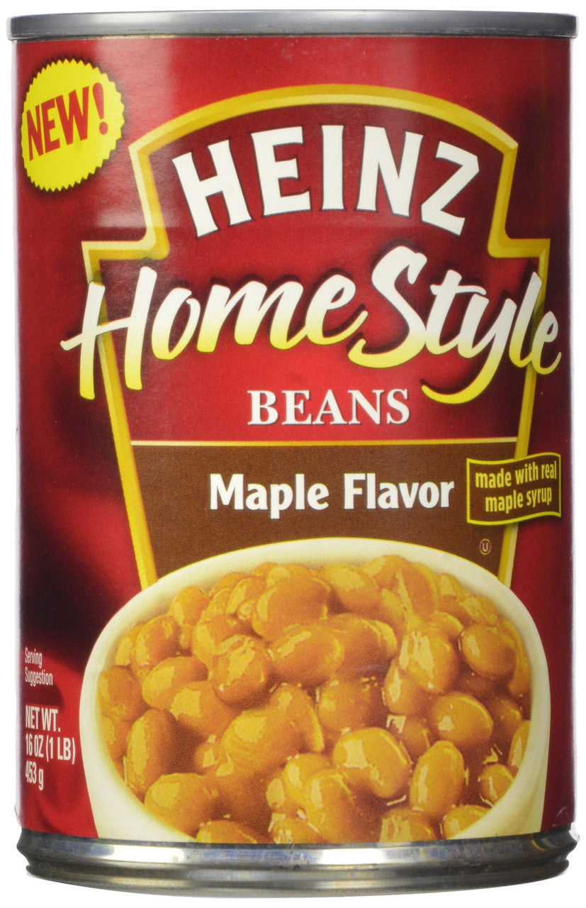 Heinz Home Style Beans, Maple, 16 Ounce (Pack of 12) {Imported from Canada}