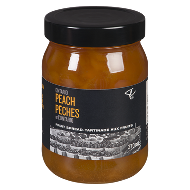 PC Black Label Ontario Peach Fruit Spread 370ml/12.5 oz. {Imported from Canada}