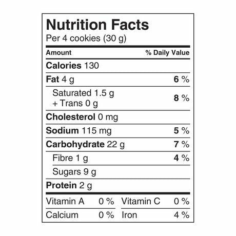 Dare Breaktime Oatmeal Cookies, 325g/11.5oz., {Imported from Canada}
