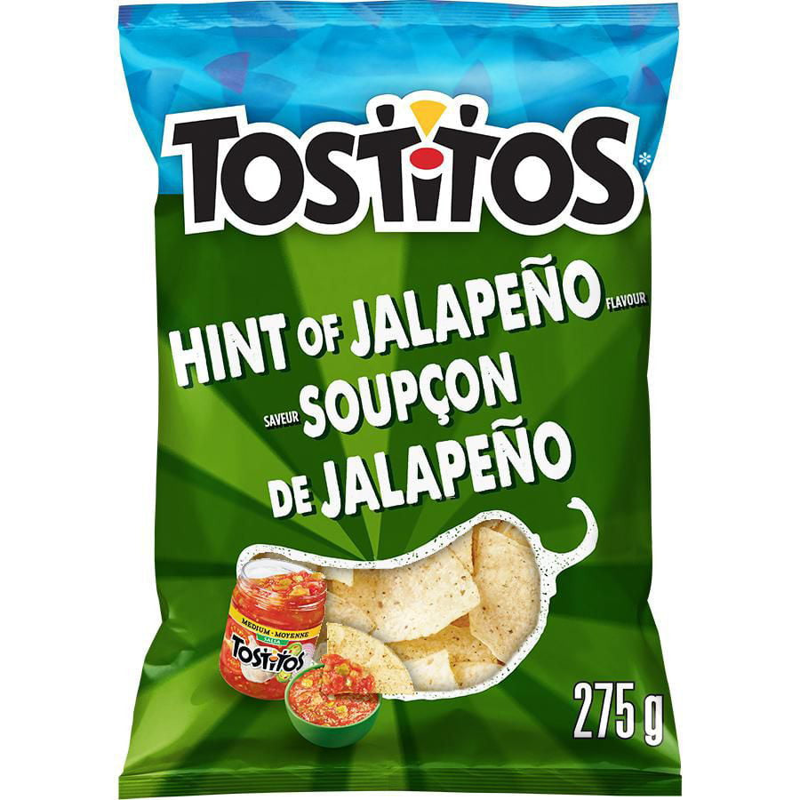 Tostitos Hint of Jalapeno Tortilla Chips 275g/9.7oz, 2-Pack {Imported from Canada}