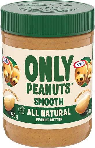 Kraft All Natural Smooth Peanut Butter 750g/26.5 oz., {Imported from Canada}