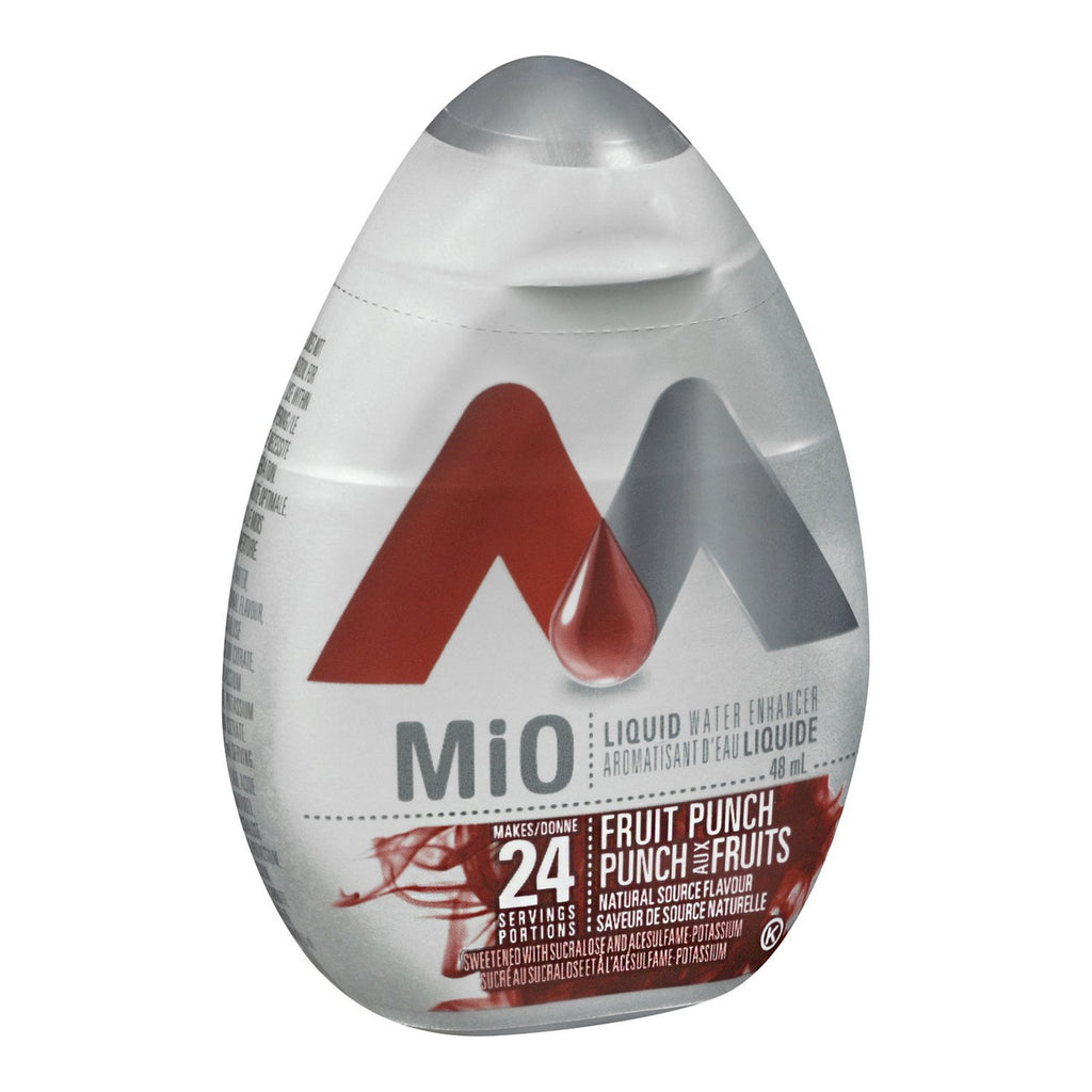 MiO Fruit Punch Liquid Water Enhancer, 48ml/1.62oz,(Imported from Canada)