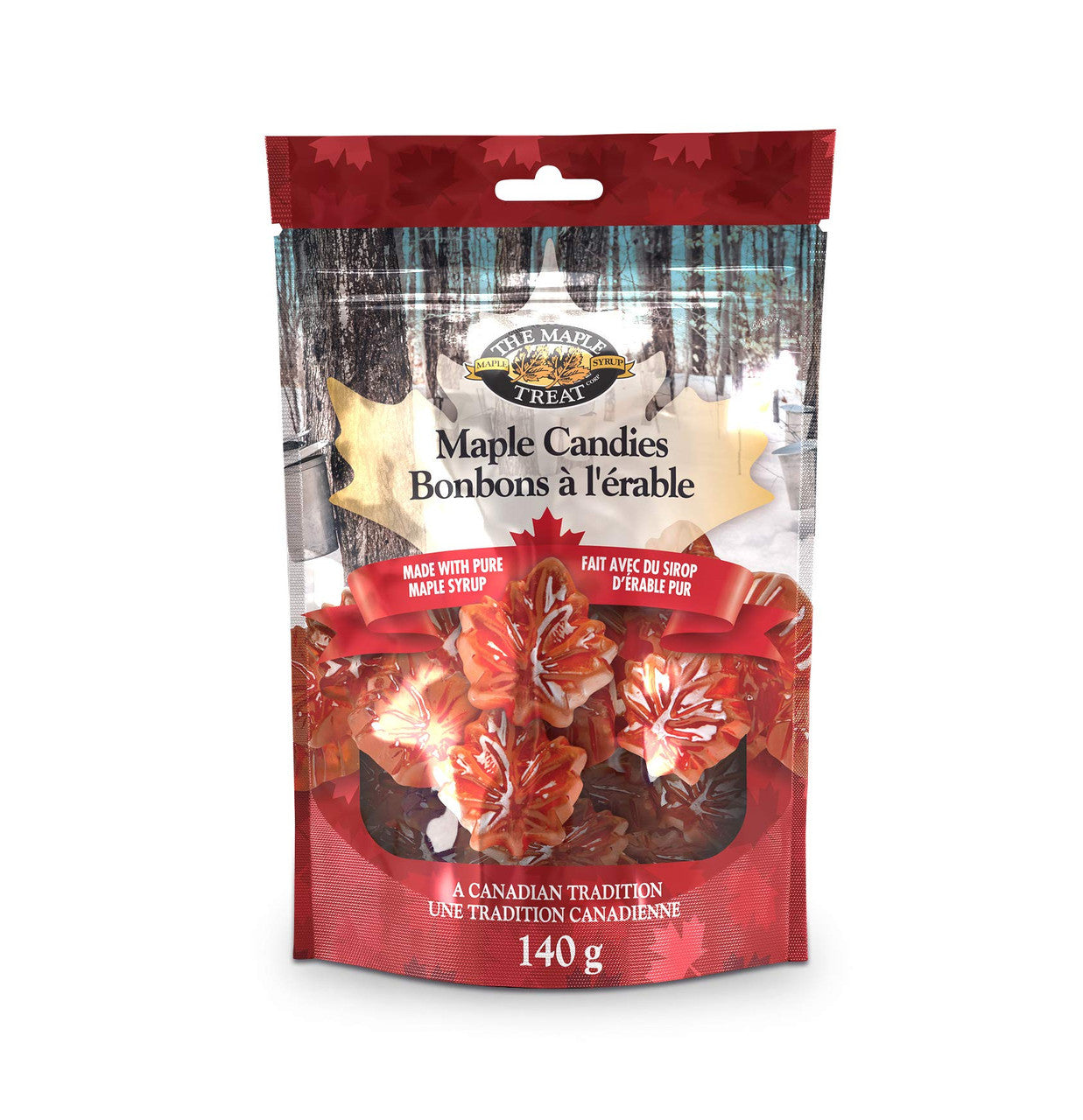 LB Maple Treat Hard Leaf Shaped Candy 140g 5oz. {Imported from Canada}