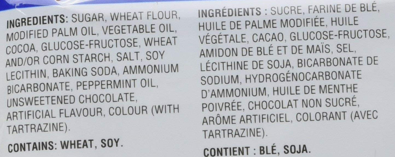 Oreo Mint Creme Chocolate Sandwich Cookies 303g/10.7 oz., (3pk) {Imported from Canada}