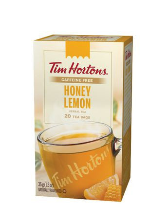 Tim Hortons Honey Lemon Tea, 20ct, 36g/1.3oz. (Imported from Canada)