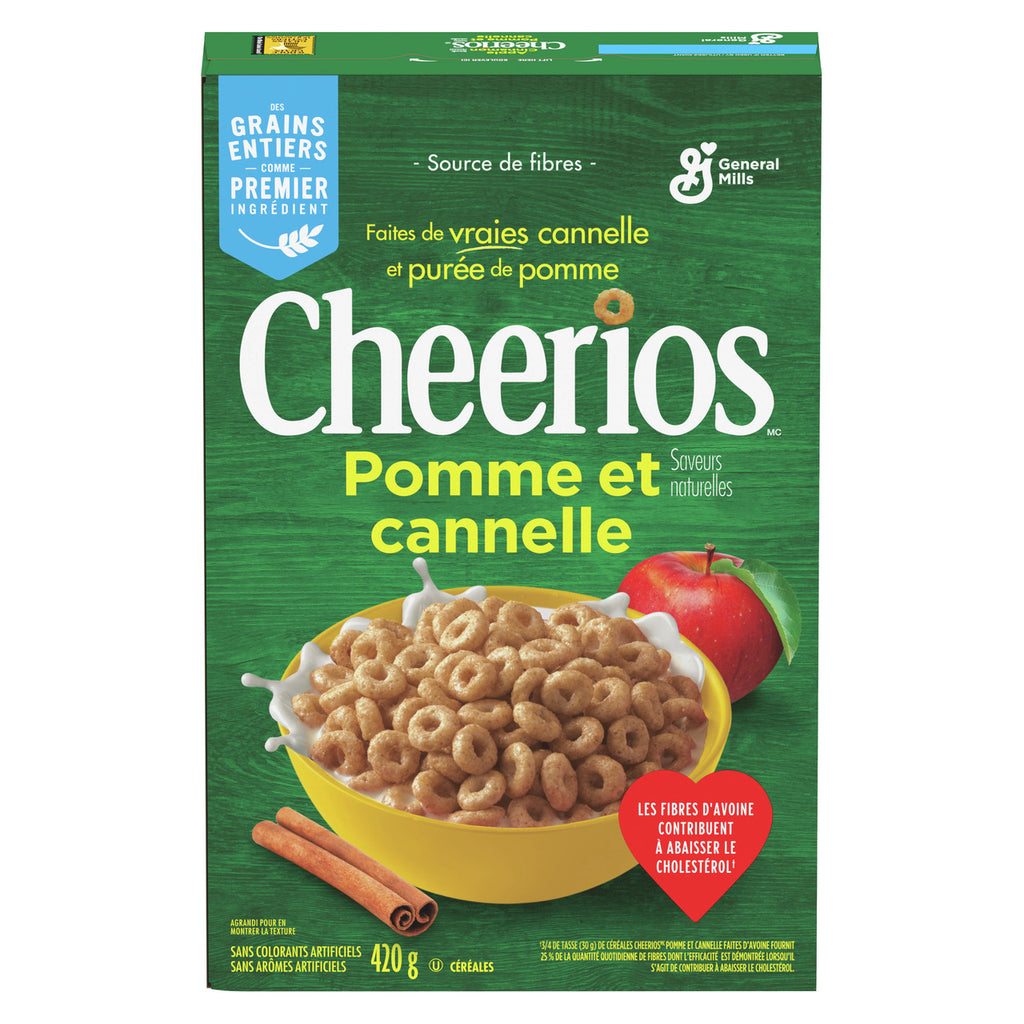 Cheerios Apple Cinnamon Cereal, 420g/14.7 oz. Box {Imported from Canada}