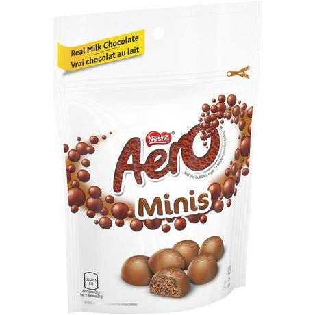 Nestle Aero Milk Chocolate Mini's, 135g/4.8oz, (Imported from Canada)