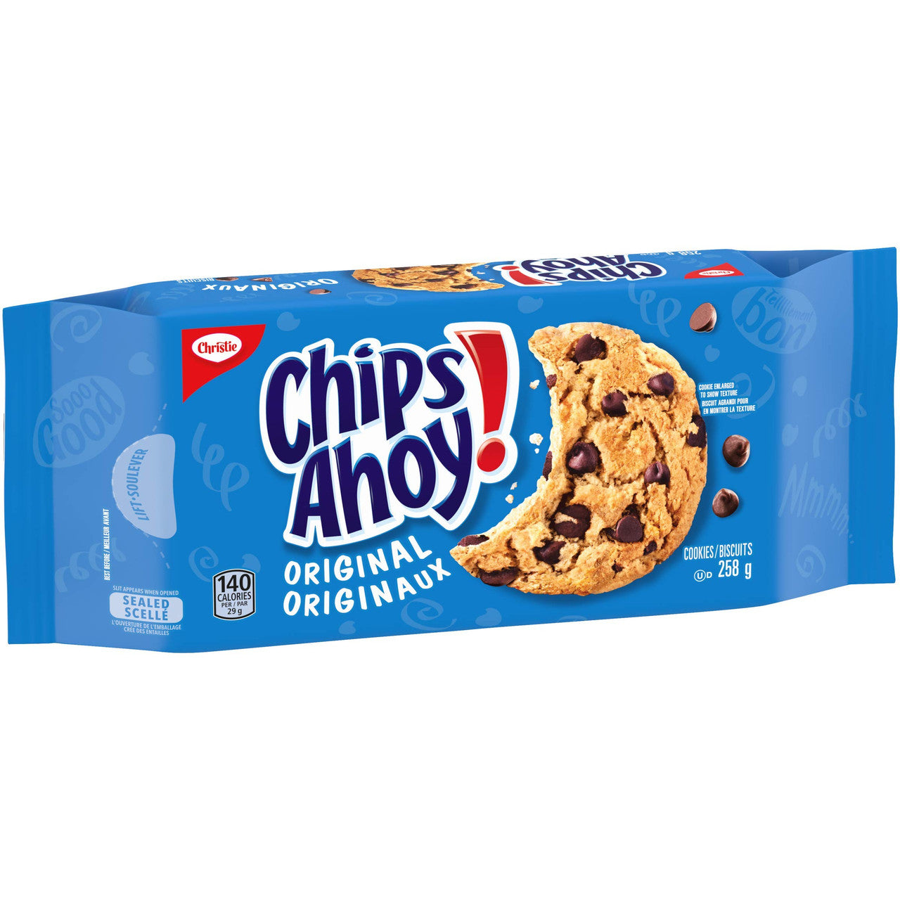 Christie Chips Ahoy! Original Chocolate-Chip Cookies, 258g/9.1oz. (Imported from Canada)