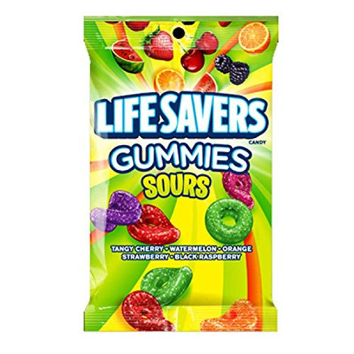 Wrigleys Life Savers Gummies Sours  180g/6.3oz {Imported from Canada}