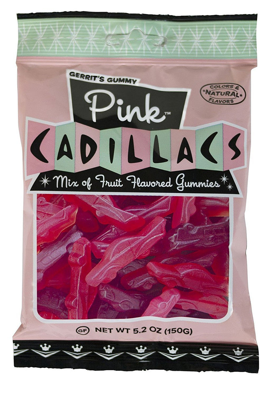 Gerrit's Gummy Pink Cadillacs 150g/5.3 oz. (3 pack) {Imported from Canada}