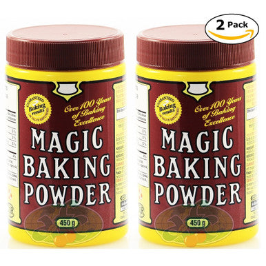 Magic Baking Powder 450g/15.9oz, 2ct, Total 900g/31.7oz. (Imported from Canada)