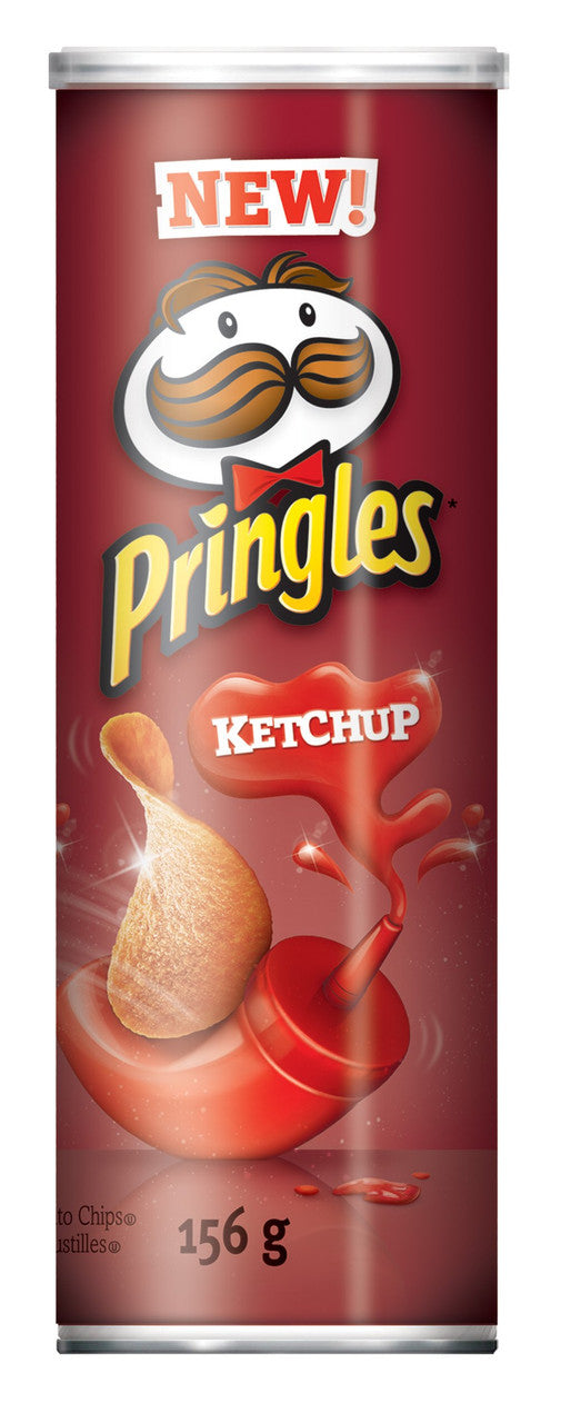 Pringles Potato Chips, Ketchup, 156g/5.50oz {Imported from Canada}