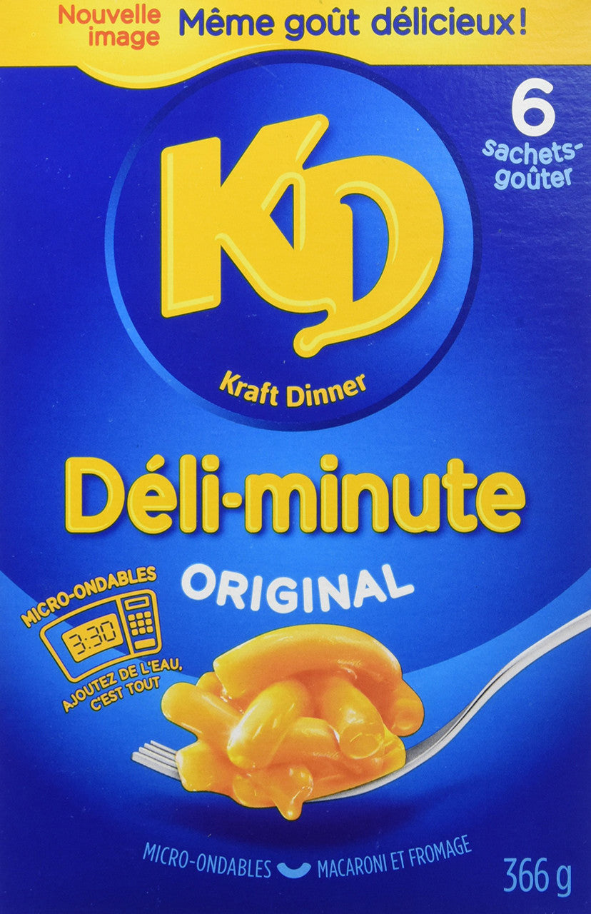 KRAFT Dinner Macaroni and Cheese, 366g/12.9 oz., {Imported from Canada}