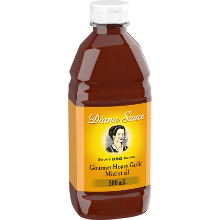 DIANA Sauce, Honey Garlic, 1ct,  500ml /16.9 oz  {Imported from Canada}