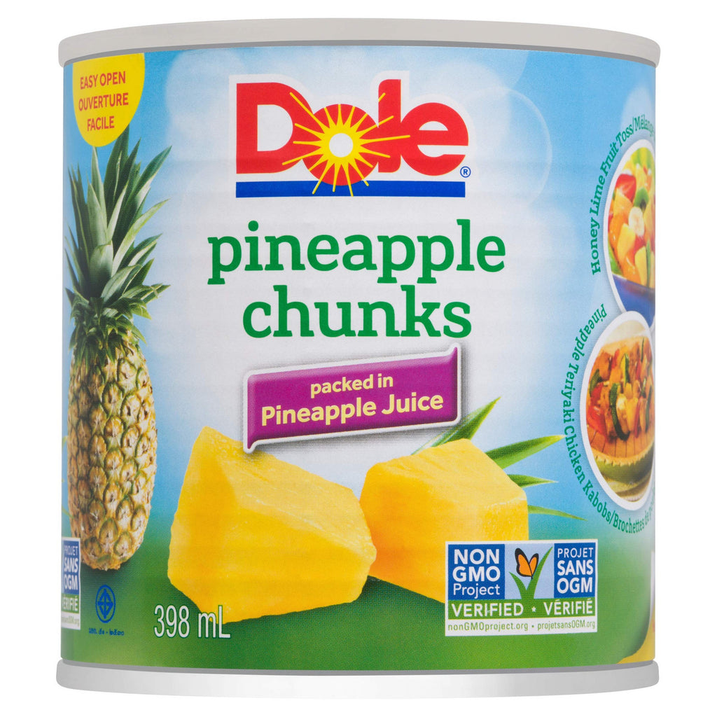 Dole Pineapple Chunks 398 ml/13.5 oz., Can {Imported from Canada}