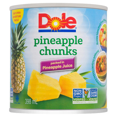 Dole Pineapple Chunks 398 ml/13.5 oz., Can {Imported from Canada}